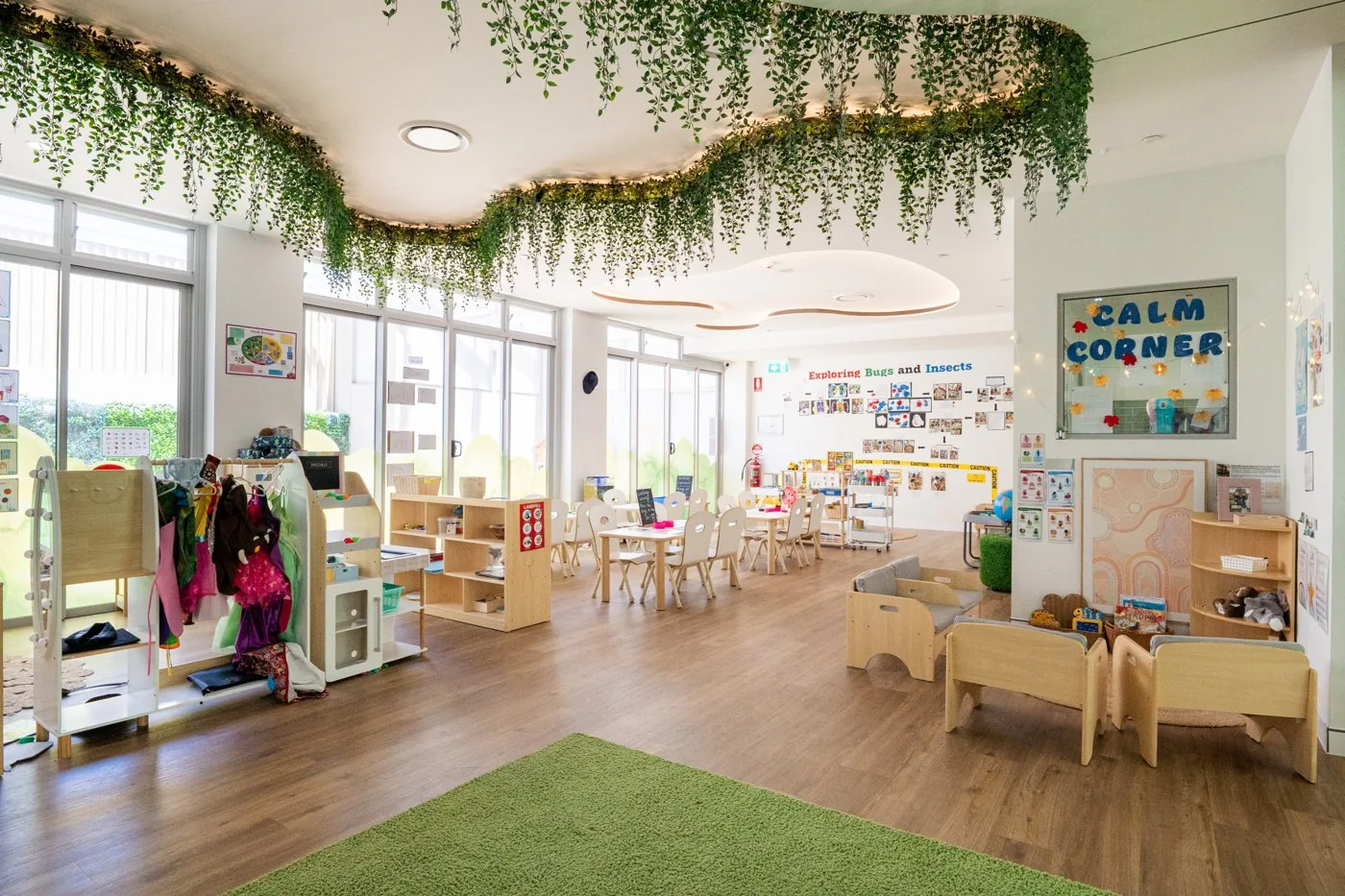 A calm, language-rich classroom corner