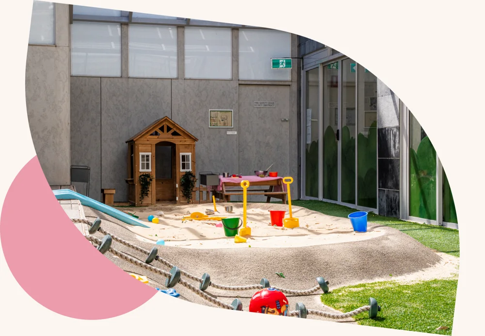 A nature-connected outdoor learning space at the centre